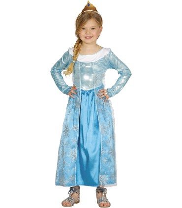 DISFRAZ DE PRINCESA ESCARCHADA INFANTIL
