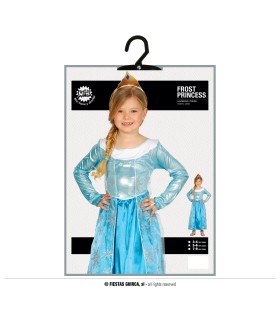 DISFRAZ DE PRINCESA ESCARCHADA INFANTIL