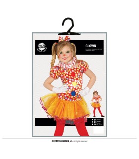 DISFRAZ DE PAYASITA INFANTIL