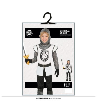 DISFRAZ DE CABALLERO MEDIEVAL INFANTIL