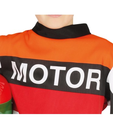 DISFRAZ DE PILOTO MOTOS INFANTIL