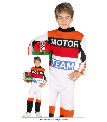 DISFRAZ DE PILOTO MOTOS INFANTIL