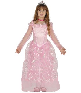 DISFRAZ DE PRINCESA ROSA INFANTIL