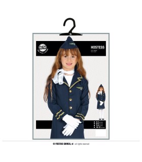 DISFRAZ DE AZAFATA INFANTIL