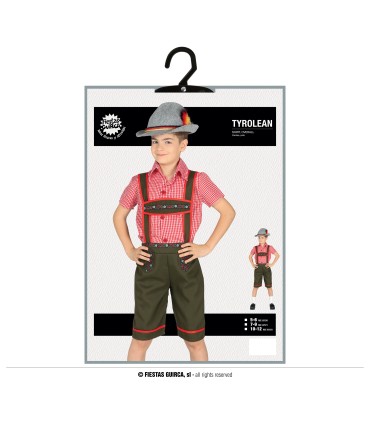 DISFRAZ DE TIROLES INFANTIL