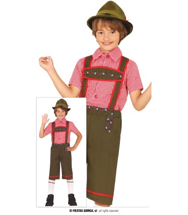 DISFRAZ DE TIROLES INFANTIL