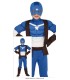 DISFRAZ DE CAPITAN SUPERHEROE INFANTIL