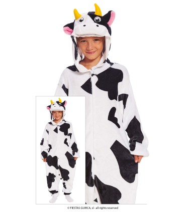 DISFRAZ DE PIJAMA VACA INFANTIL