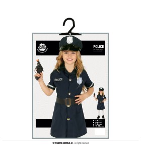DISFRAZ DE POLICIA NIÑA INFANTIL