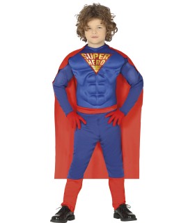 DISFRAZ DE SUPERHEROE MUSCULOSO INFANTIL