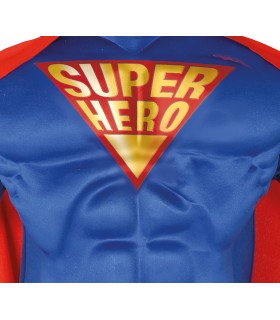 DISFRAZ DE SUPERHEROE MUSCULOSO INFANTIL