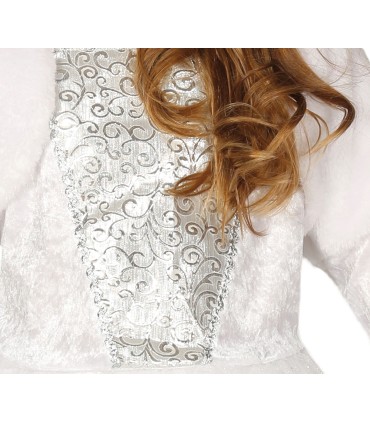 DISFRAZ DE PRINCESA BLANCO INFANTIL