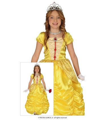 DISFRAZ DE PRINCESA AMARILLA