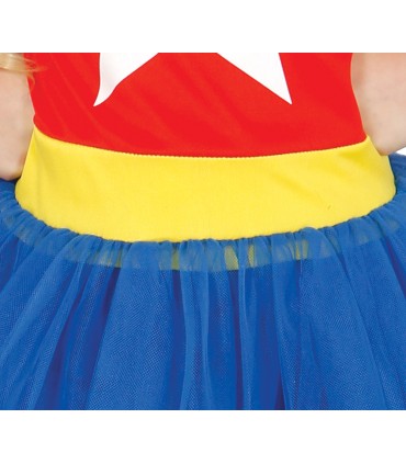DISFRAZ DE SUPERCHICA INFANTIL