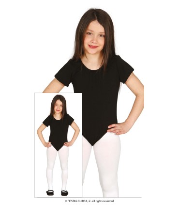 BODY INFANTIL NEGRO SPANDEX