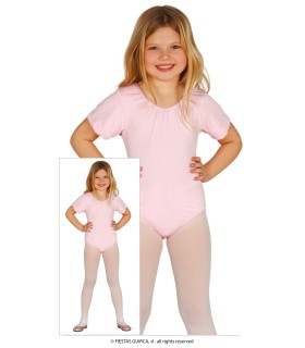 BODY INFANTIL ROSA SPANDEX