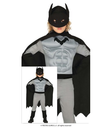 DISFRAZ DE SUPERHEROE MUSCULOSO INFANTIL