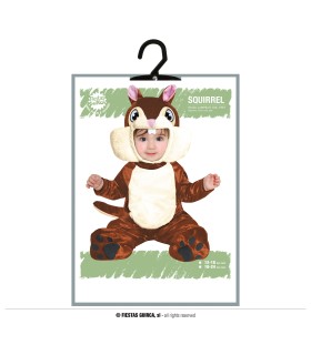 DISFRAZ DE ARDILLA BEBE