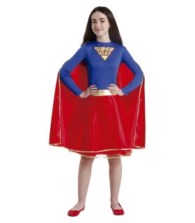 DISFRAZ DE SUPERHEROINA INFANTIL