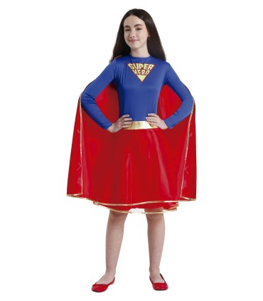 DISFRAZ DE SUPERHEROINA INFANTIL