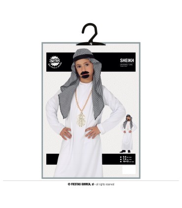 DISFRAZ DE JEQUE INFANTIL