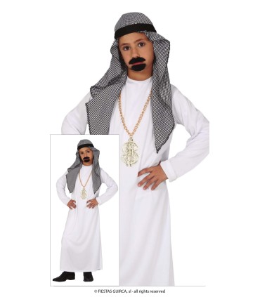 DISFRAZ DE JEQUE INFANTIL