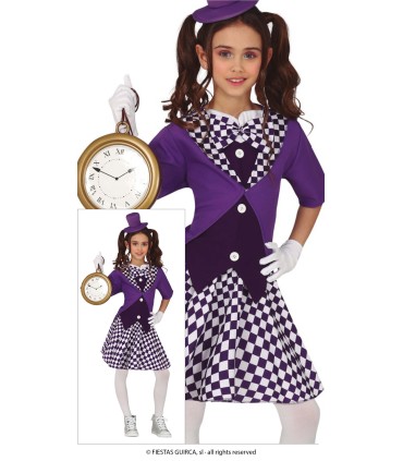 DISFRAZ DE SOMBRERERA NIÑA