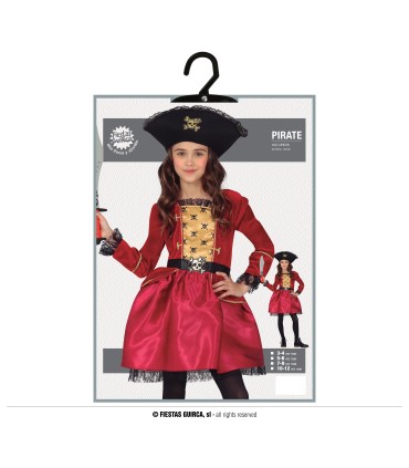 DISFRAZ DE PIRATA NIÑA