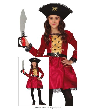 DISFRAZ DE PIRATA NIÑA