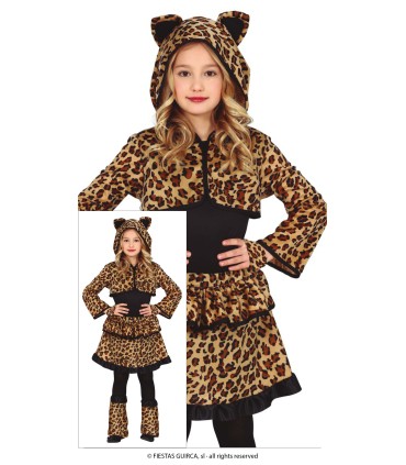 DISFRAZ DE LEOPARDA NIÑA