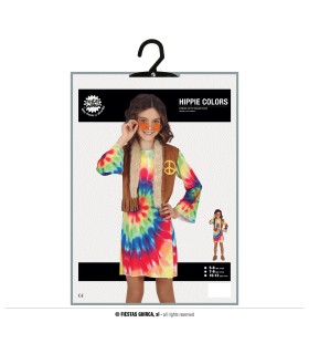 DISFRAZ DE HIPPIE INFANTIL