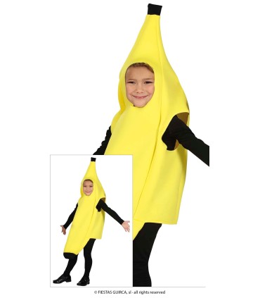 DISFRAZ DE PLATANO INFANTIL