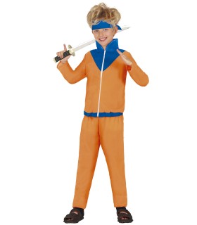 DISFRAZ DE NINJA NARANJA