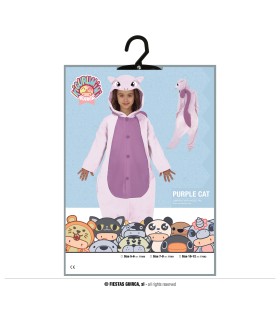 DISFRAZ DE GATO MORADO