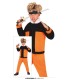 DISFRAZ NINJA NARANJA/NEGRO INFANTIL