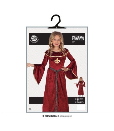 DISFRAZ DE PRINCESA MEDIEVAL