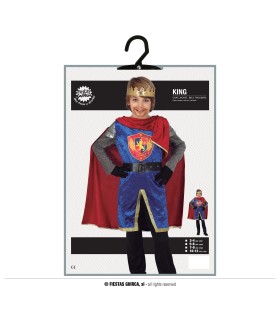 DISFRAZ DE REY MEDIEVAL INFANTIL