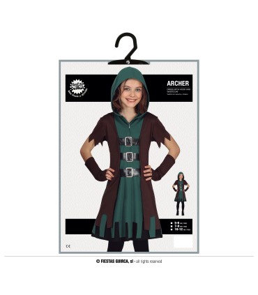 DISFRAZ DE ARQUERA INFANTIL