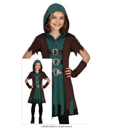 DISFRAZ DE ARQUERA INFANTIL