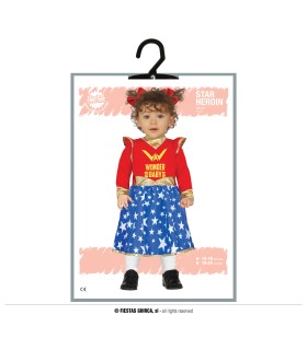 DISFRAZ HEROINA ESTRELLA BEBE