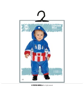 DISFRAZ DE CAPITAN LECHE BEBE