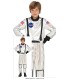 ASTRONAUTA  INFANTIL NASA  PLATEADO