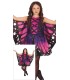 MARIPOSA CON ALAS PURPURA  INFANTIL