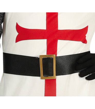 TEMPLARIO BLANCO  CON CRUZ  ROJA