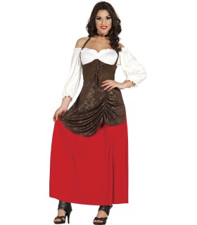 DISFRAZ DE TABERNERA ADULTA