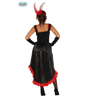 DISFRAZ DE CAN CAN ADULTA