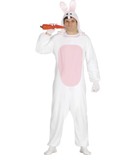 DISFRAZ DE PIJAMA CONEJITO ADULTA TALLA L 42-44