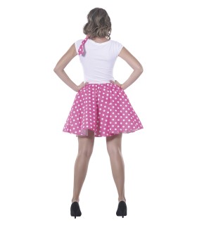 DISFRAZ DE SET PIN UP ROSA ADULTA TALLA L 42-44