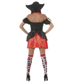 DISFRAZ DE DAMA DE CORAZONES ADULTA