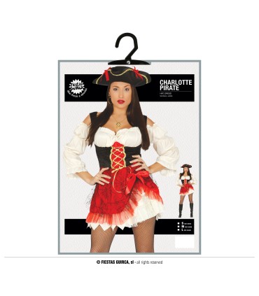 DISFRAZ DE PIRATA CHARLOTTE ADULTA